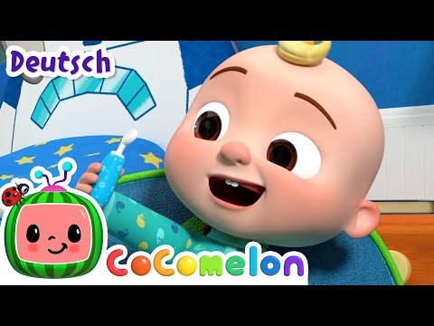 Das Zahnarztlied 🦷 CoComelon Deutsch | Cartoons und Kinderlieder