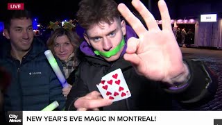 Raphie Performs Magic On Live TV For New Years! 😱🎉