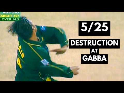 Shoaib Akhtar's 5-Wicket Fury | Pakistan vs Australia | 3rd ODI 2002 Brisbane