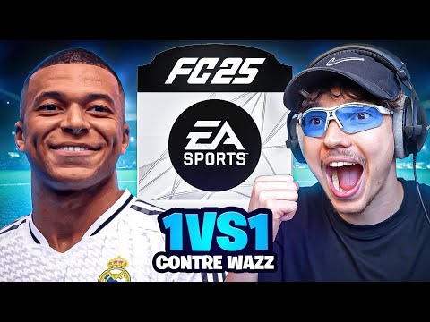 J'AFFRONTE WaZz en 1v1 sur FC 25 (Je m'attendais pas à ça ...) ⚽