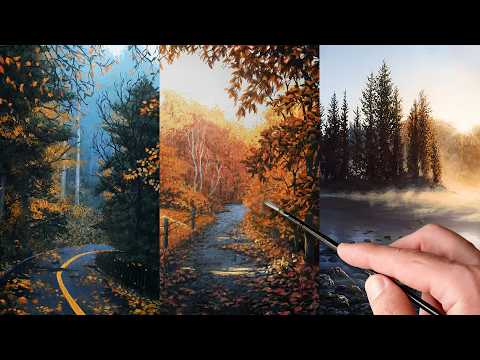 10 Painting Ideas for Fall - a Compilation