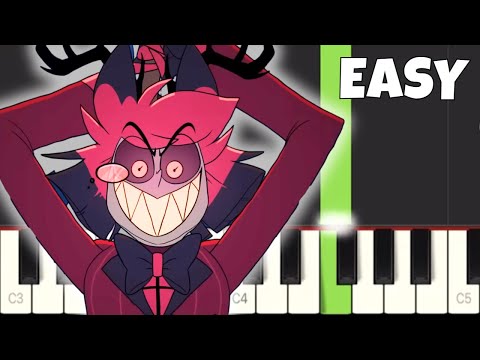 Daisies - EASY Piano Tutorial - Hazbin Hotel Song