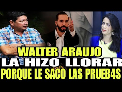 BOMB4 !! LA CLAUDIA ORTIZ SE PUSO A LLORAR CUANDO WALTER ARAUJO LE SACO LA PRUEBAS EN LA CAR4