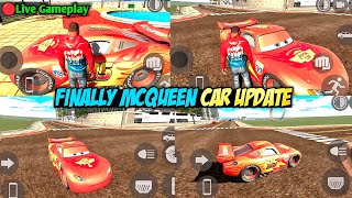 Finally Lightning McQueen Car Cheat Code in Indian Bikes Driving 3d || indian bike driving 3d update