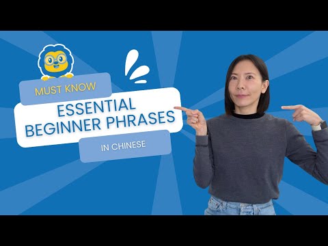 MUST KNOW Chinese Essential Phrases For Beginners ✍️