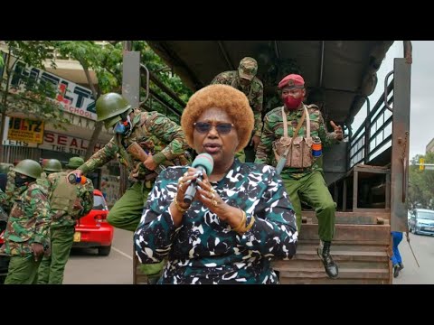 JANE KIHARA SPEAK AFTER ARRESTED AS GACHAGUA SUPPORTERS OCCUPY POLICE STATION, TAKEN TO DCI HQ