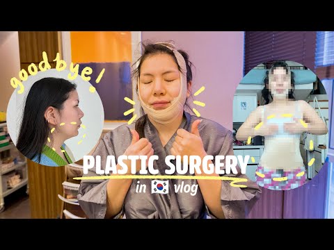 I got plastic surgery in Korea 🇰🇷 | chin and body liposuction | plastic surgery vlog