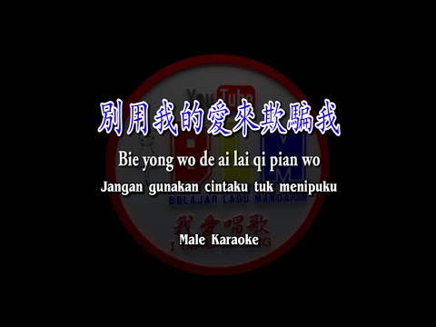 別用我的愛來欺騙我 -Bie yong wo de ai lai qi pian wo – Male Karaoke – Terjemahan – Pinyin – Lyrics – Lirik