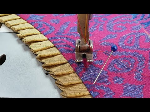 Do you know how beautiful and easy it is to sew cap sleeves this way? An easy way to sew sleeves