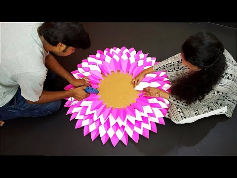 How to Make Wall Hanging Using Cardboard - DIY Cardboard Craft - DIY Craft Hanging - Easy Craft