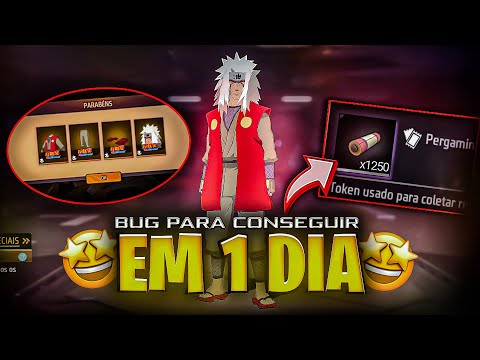 PEGUE O JIRAIYA EM 1 DIA COM ESSE BUG NO FREE FIRE 😱