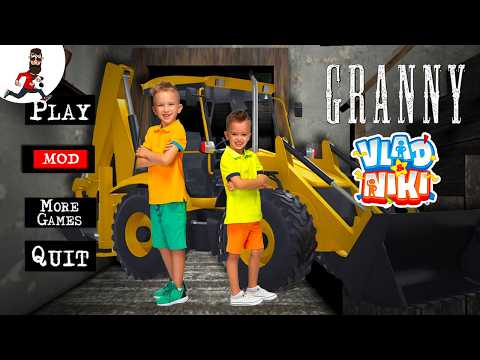 Play as Vlad and Niki in Granny - Tractor escape
