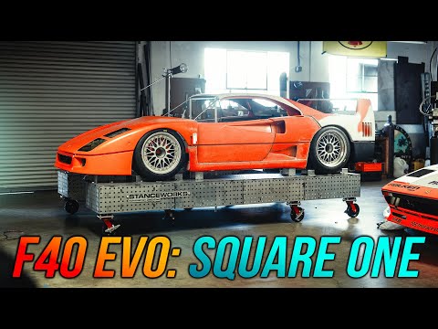 The "F40 Evolution" - Starting at Step 1: Chassis Table & Body Setup!