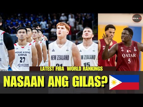 LATEST FIBA WORLD MENS RANKING INILABAS NA!