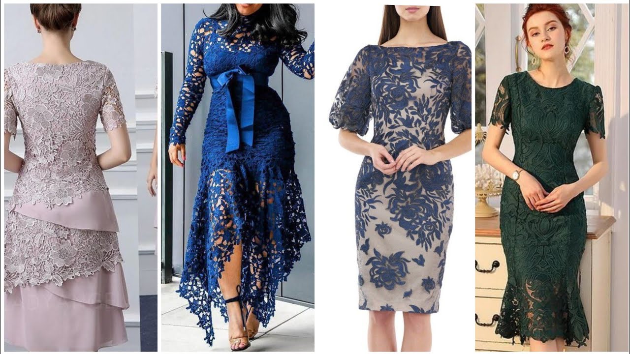 Women’s lace dress different ideas for#2022 amazing style dress￼
