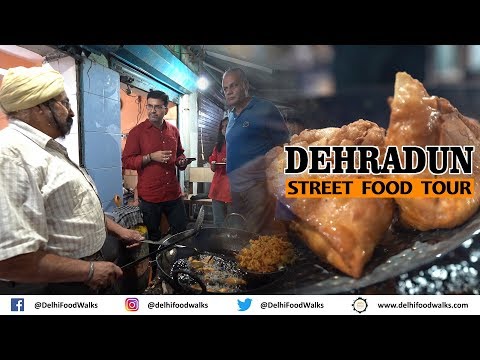 Dehradun STREET Food Tour | World's BEST Bun Tikki + KATLAMME Chole + Bal Mithai + JUICY Mutton Momo