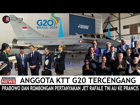 GEMPARKAN KTT G20 BRAZIL !! PRABOWO BAHAS JET TEMPUR DASSAULT RAFALE DAN KAPAL SELAM DENGAN PRANCIS