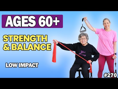 20 Min Resistance Band Workout Improves Strength! (For Ages 60+)