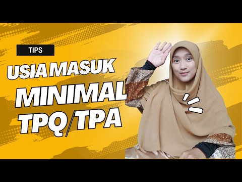2TH SUDAH MASUK TPQ/TPA❗USIA MINIMAL SISWA IDEAL⁉️