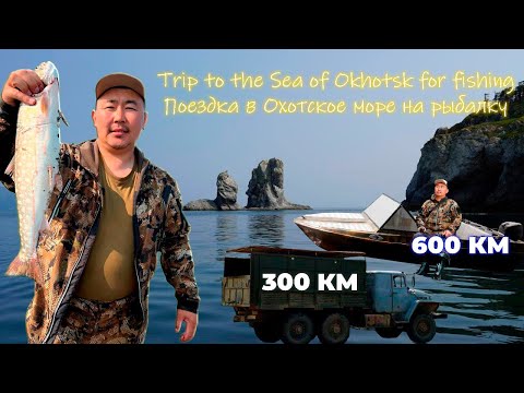 Trip to the Sea of Okhotsk for fishing🐟 / Поездка в Охотское море на рыбалку🐟 Pandasakha Yakutia