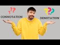 Denotation and Connotation Concepts