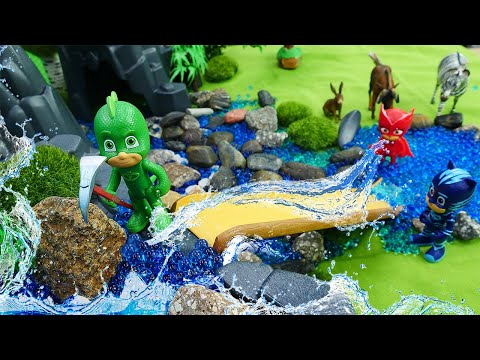 PJ Masks em Piquenique: Missão de Recuperação e Reconstrução após Terremoto - Vídeo Infantil