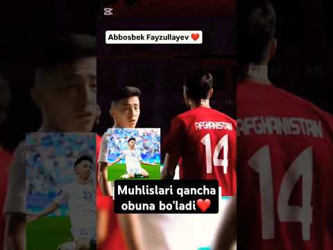 ❤️OBUNA BO'LING❤️Abbos❤️ #abduqodirhusanov #khusanov  #abbosbek_fayzullayev #jch2026 #futbol