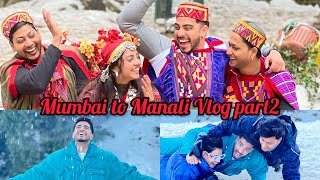 Mumbai to Manali part 2 Vlog 🥰 | dukh dard peeda wala trip 😂 #vishalbhatt #vlog #manali