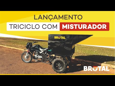 Lançamento Triciclo Vagão com Misturador.