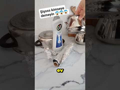 Çelik Eşyaları Ayna Gibi Parlatmanın Bilinmeyen Yöntemi!