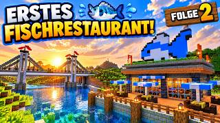 Wir bauen das ERSTE FISCHRESTAURANT von PlaySample City! 🐟 | Minecraft