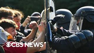 YouTube video thumbnail: Protests in France as Students Demand Better School Conditions