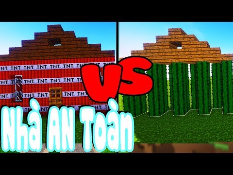 Thử Thách Làm Nhà An Toàn Trong Minecraft (Minecraft)