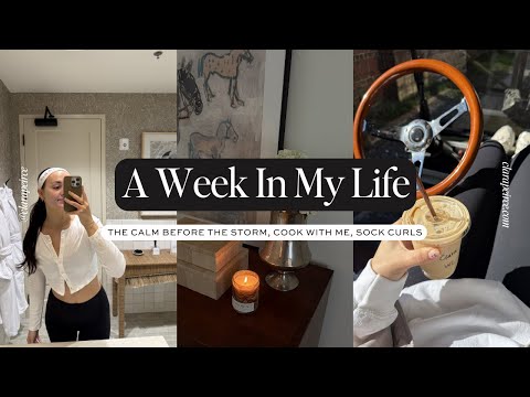 WEEK IN MY LIFE: The Week Before My Move, Cook With Me, Sock Curls