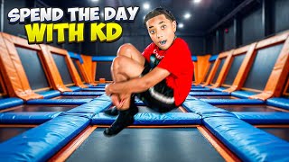 Spend The Day With KD At The Trampoline Park😁