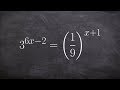 Solving Exponential and Linear Equations