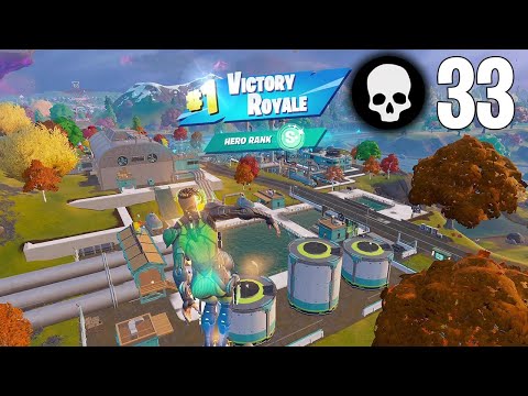 33 Elimination Solo Vs Squads Win (Fortnite Chapter 6 PS4 Controller Gameplay)