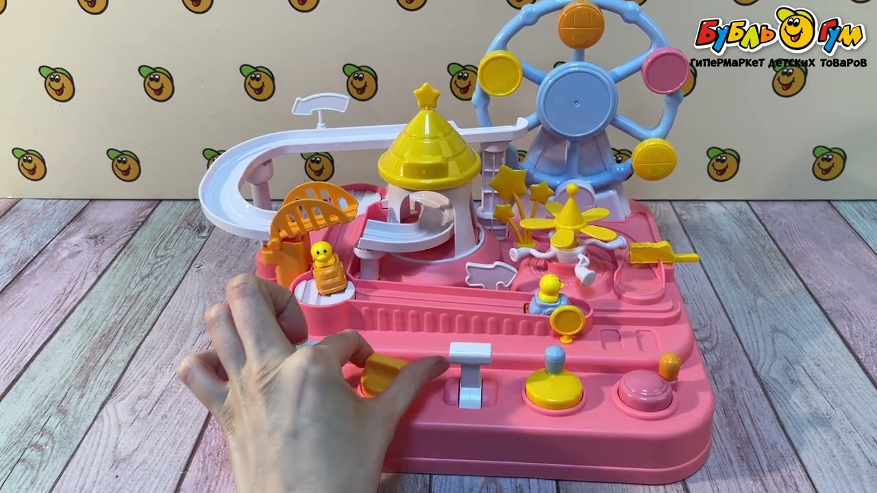 Игрушка Lanson Toys Трек с уточками и машинками развивающая  - видео Игрушка Lanson Toys Трек с уточками и машинками развивающая  - видео