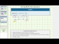 Solving Equations and Variable Isolation