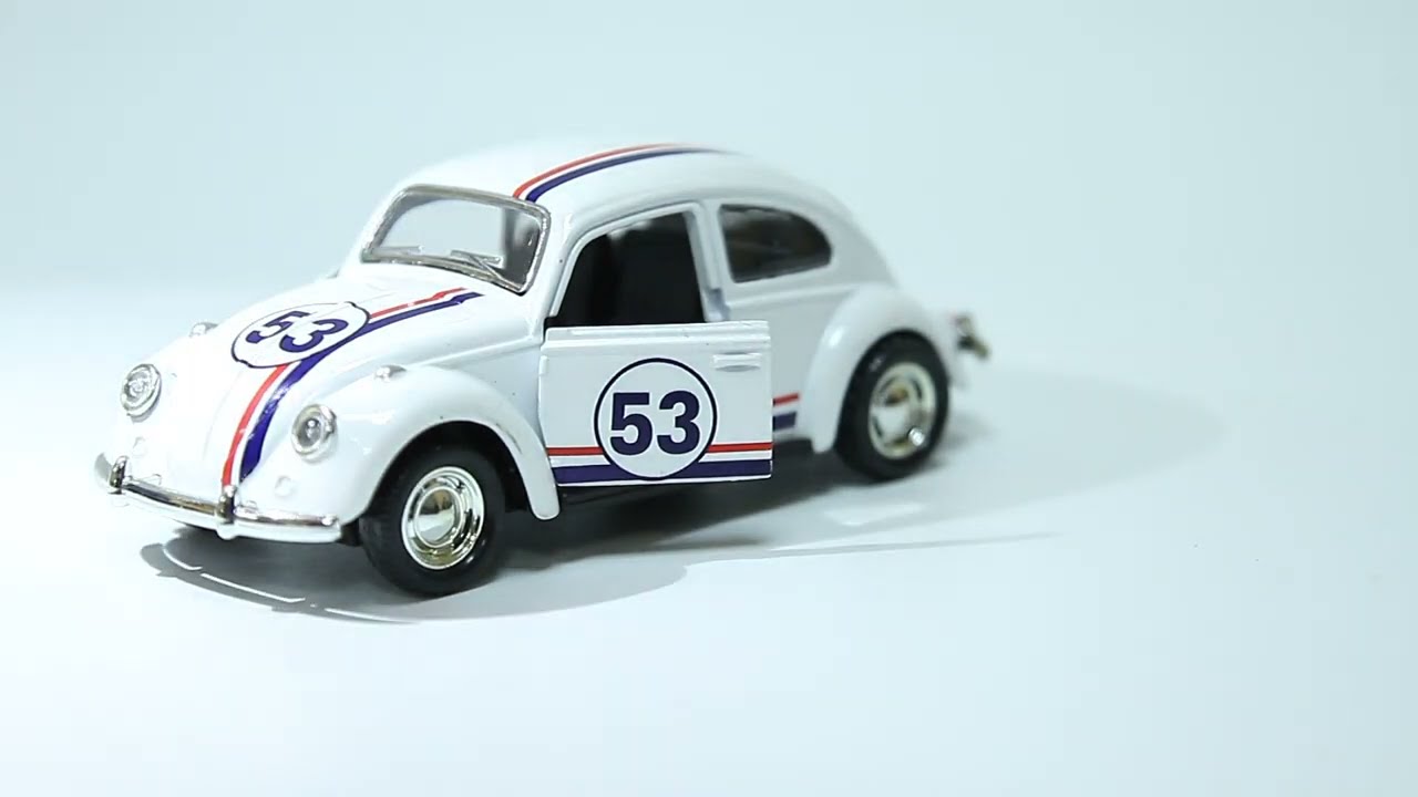 Автомобиль kings toy 53 инерционный световые звуковые эффекты металлический белый 1:36 - видео