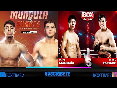 A 3 DÍAS DE JAIME MUNGUIA VS BRUNO SURACE GANADOR DISPUTARÍA ELIMINATORIA ANTE CHRISTIAN MBILLI