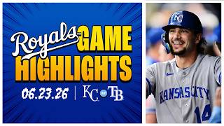 Jac Puts On A Show | Royals vs. Rays Highlights 6/23/26