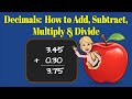 Operations with Decimals