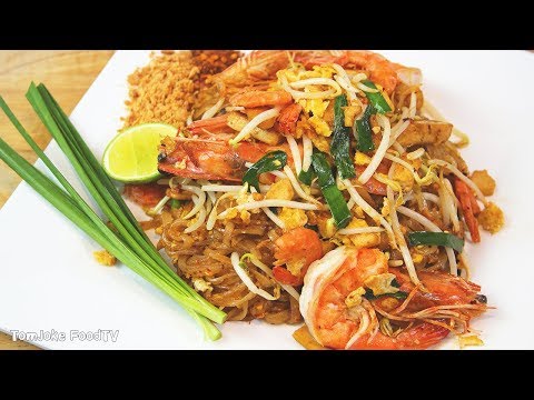 ผัดไทยกุ้งสด ทำเองง่ายๆอร่อยด้วย | นายต้มโจ๊ก