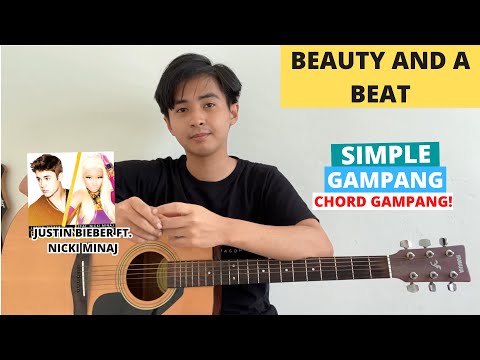 CHORD SIMPLE GAMPANG (Beauty And A Beat - Justin Bieber, Nicki Minaj) (Tutorial Gitar) VIRAL TIKTOK!