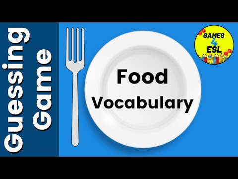 Food Vocabulary ESL Game | English Vocabulary Games - YouTube