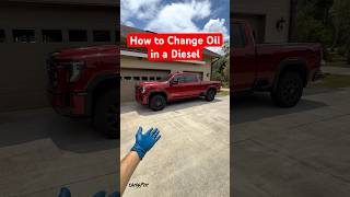 How to PROPERLY Change Oil in a Diesel (My 1st New Truck)
