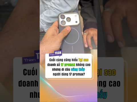 Bảo sao đi đâu cũng thấy người dùng iphone 17 Promax #smartphone #congnghe #tintuc