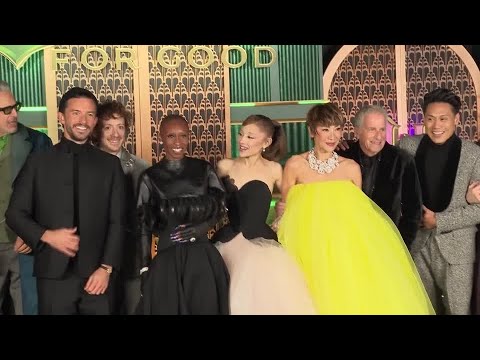 YouTube video thumbnail: The Cast of 'Wicked: For Good' Hit the Red Carpet in New York