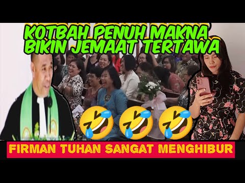 KOTBAH PALING LUCU DAN PENUH MAKNA - LAWAK SEMUA/ Pdt. YANDI MANOBE S.Th.